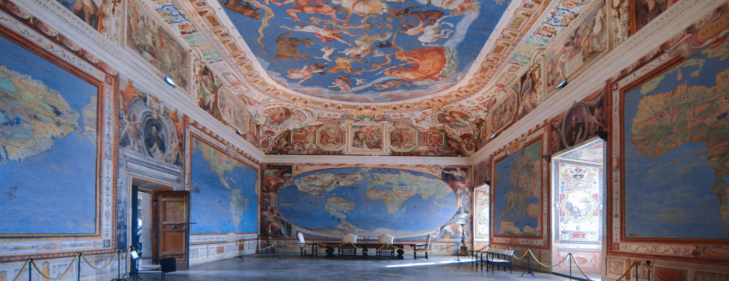 Caprarola - Sala del Mappamondo a Palazzo Farnese