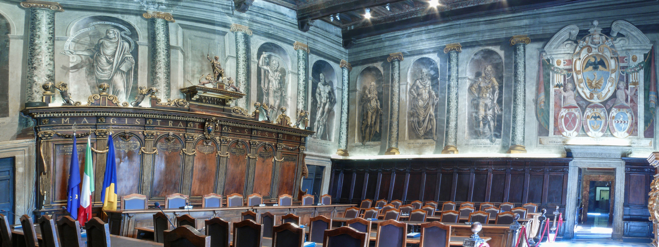 Viterbo Palazzo Priori Sala Consiglio