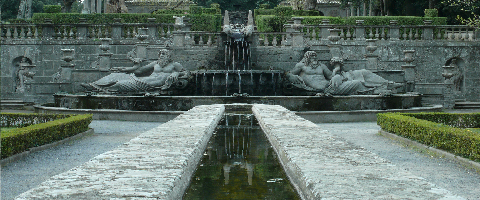 Villa Lante - VT - La Mensa del Cardinale e la Fontana dei Fiumi