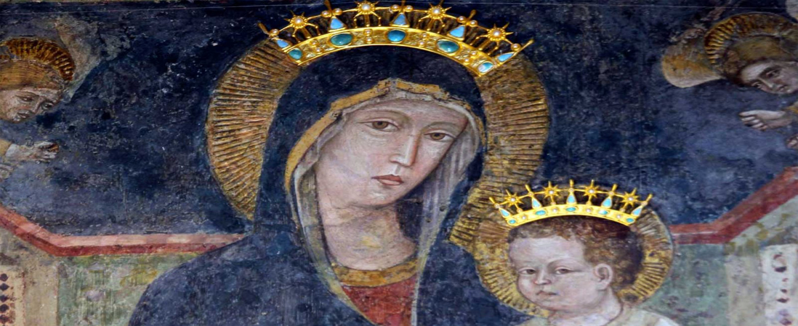 Viterbo - icona medievale della Madonna Liberatrice nella Chiesa della Santissima Trinità