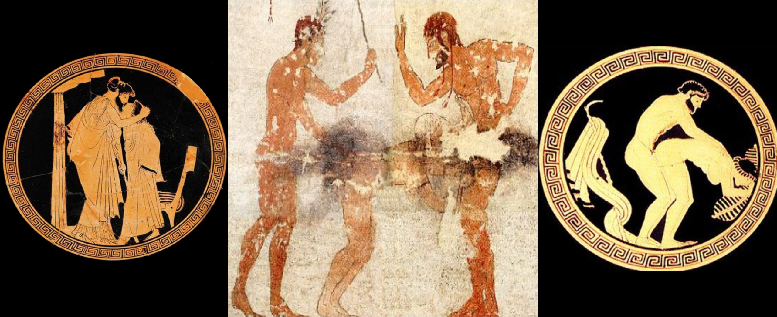 Tarquinia - L'eros per gli etruschi nelle ceramiche del Museo e nella Tomba della Fustigazione