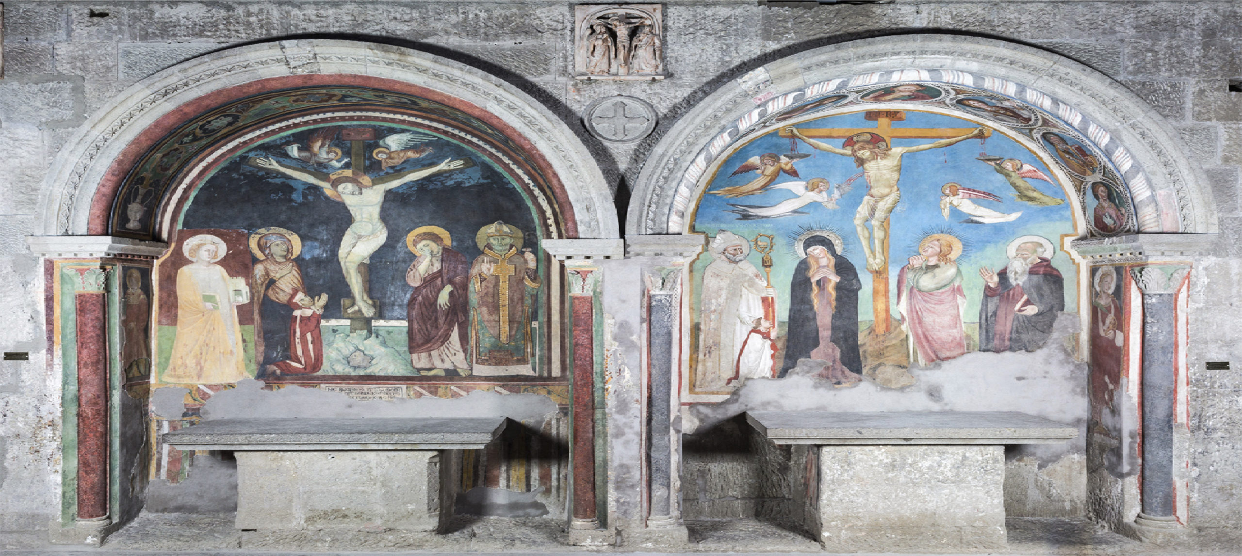 Viterbo - Santa Maria Nuova - cappelle affrescate