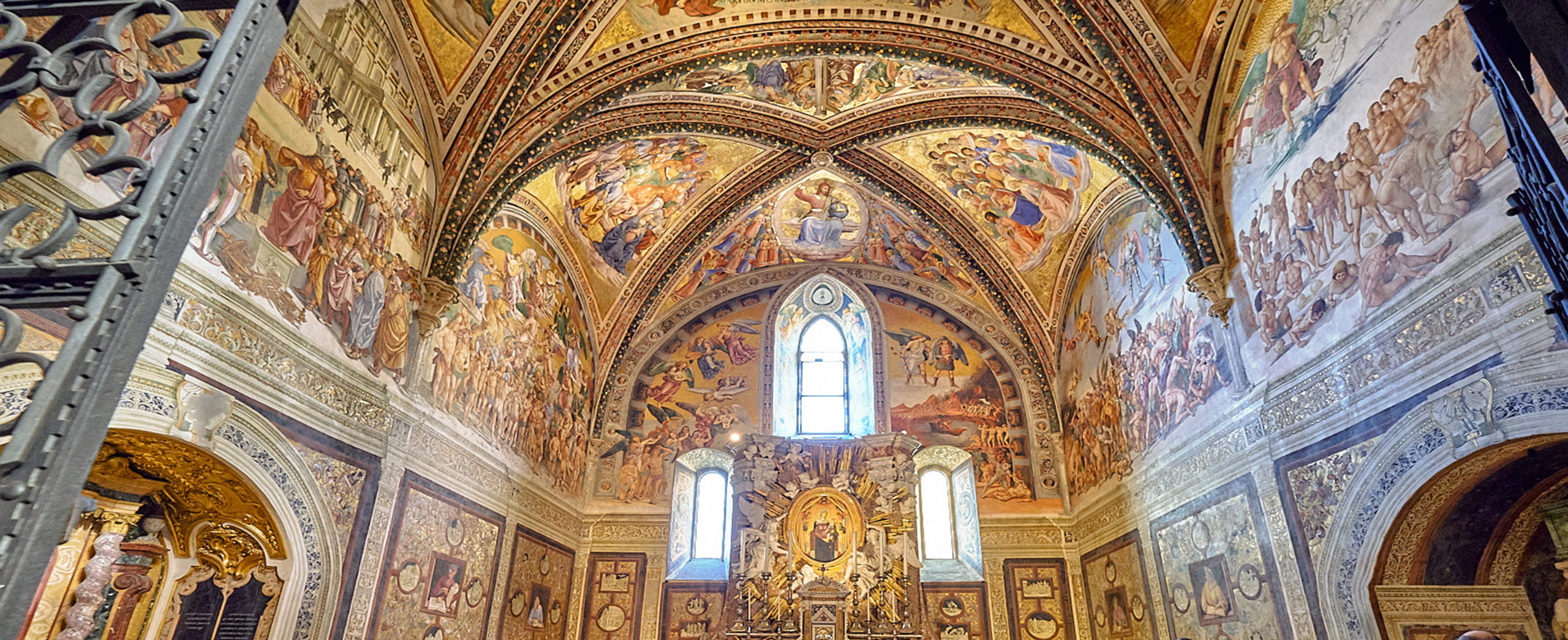 Orvieto - Veduta della cappella di S. Brizio nel Duomo