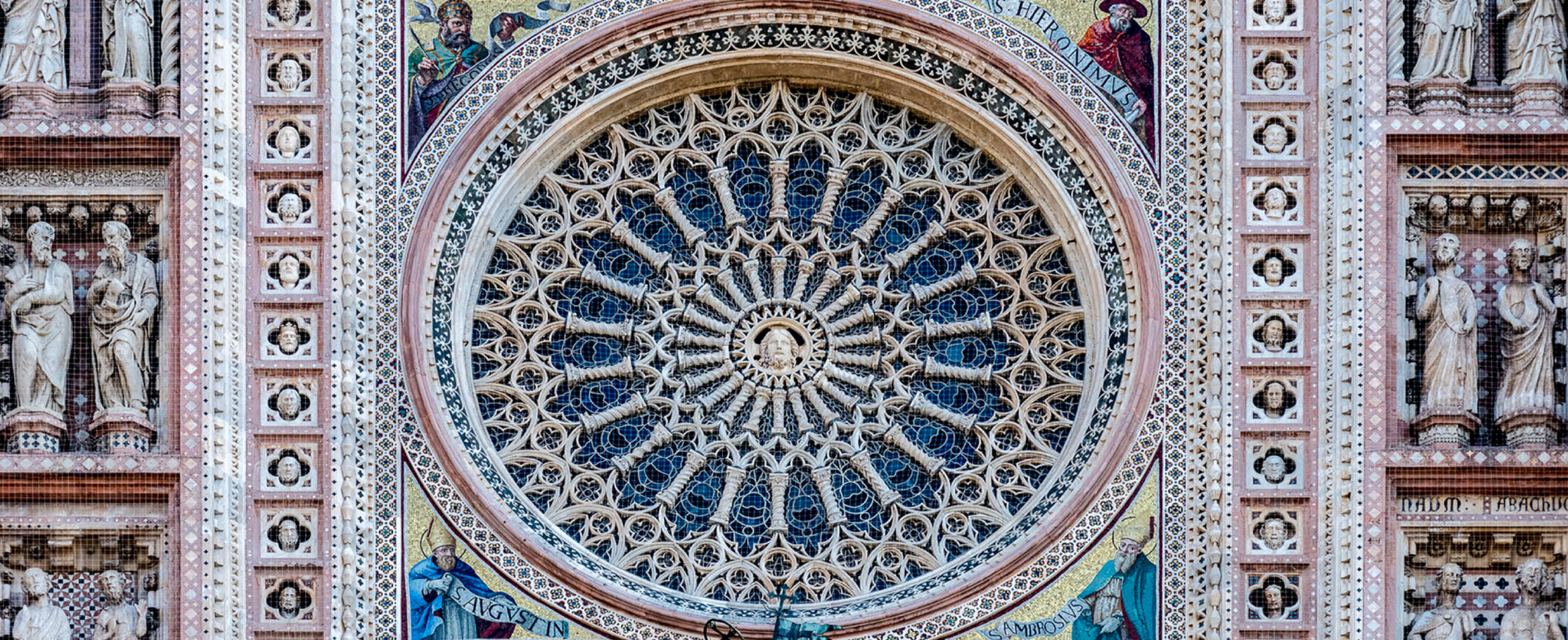 Orvieto - Il rosone del Duomo