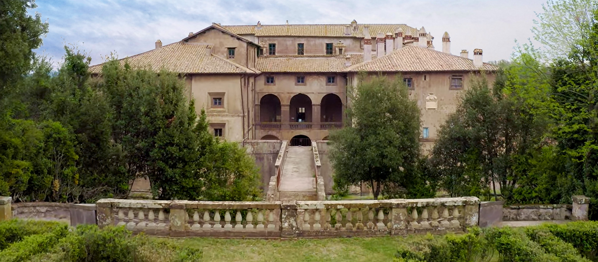 Bassano Romano - Villa Giustiniani dal giardino all'italiana